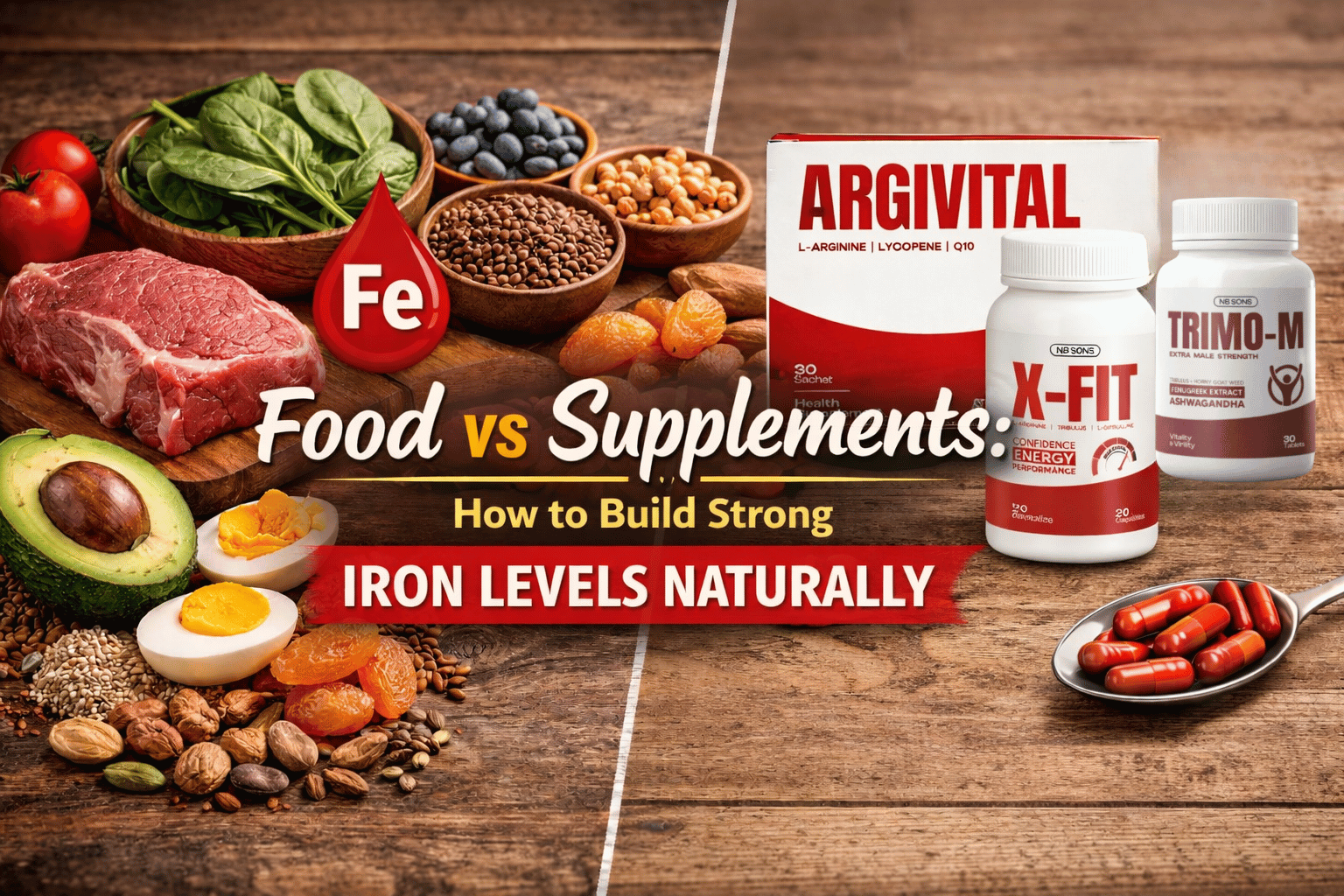 Food vs Supplements: How to Build Strong Iron Levels Naturally