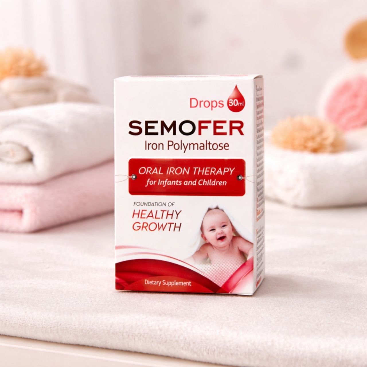 Semofer iron drops for infants in Pakistan