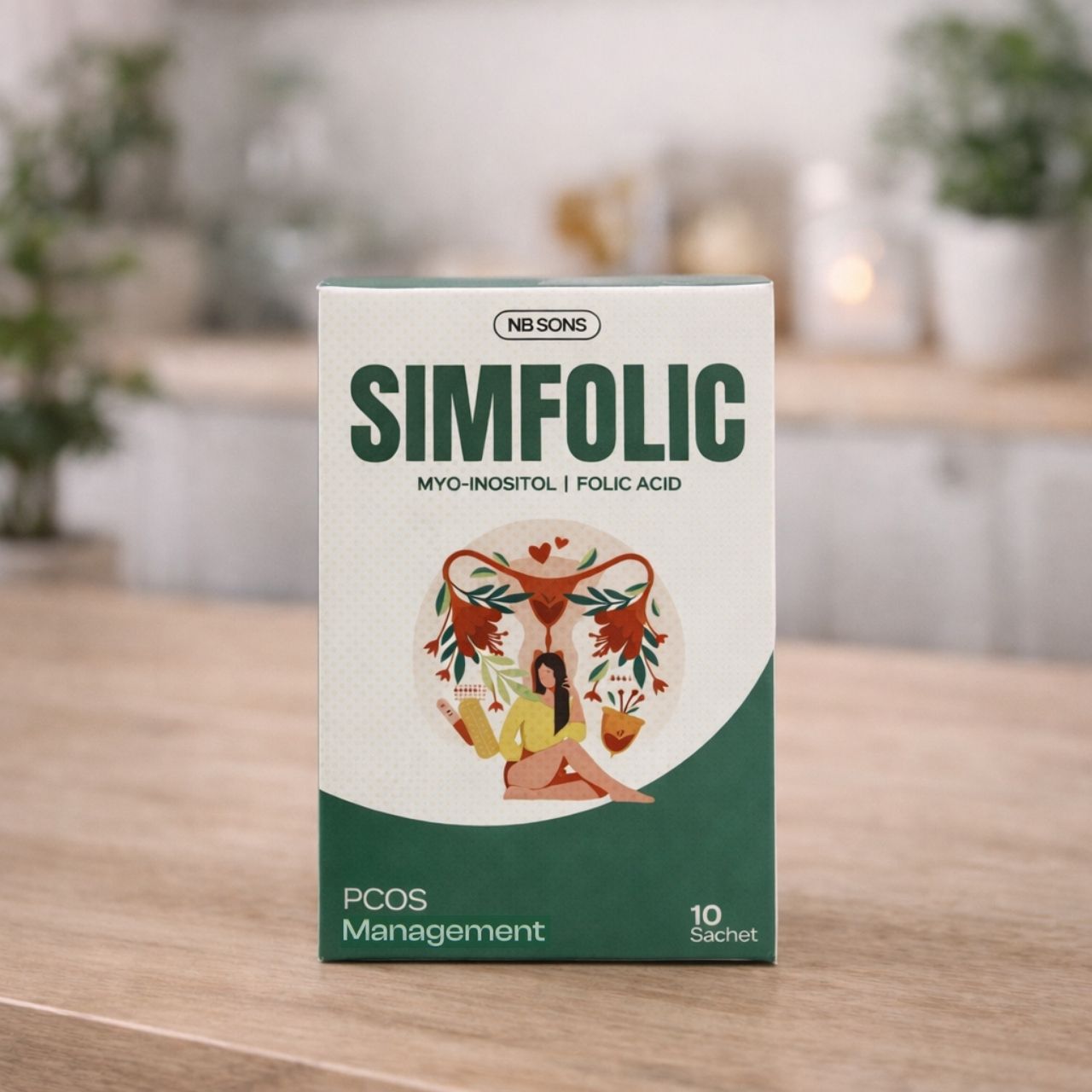 Simfolic sachet for folic acid and wellness support in Pakistan