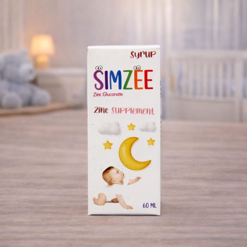 Simzee zinc syrup for immunity support and daily zinc supplementation in Pakistan