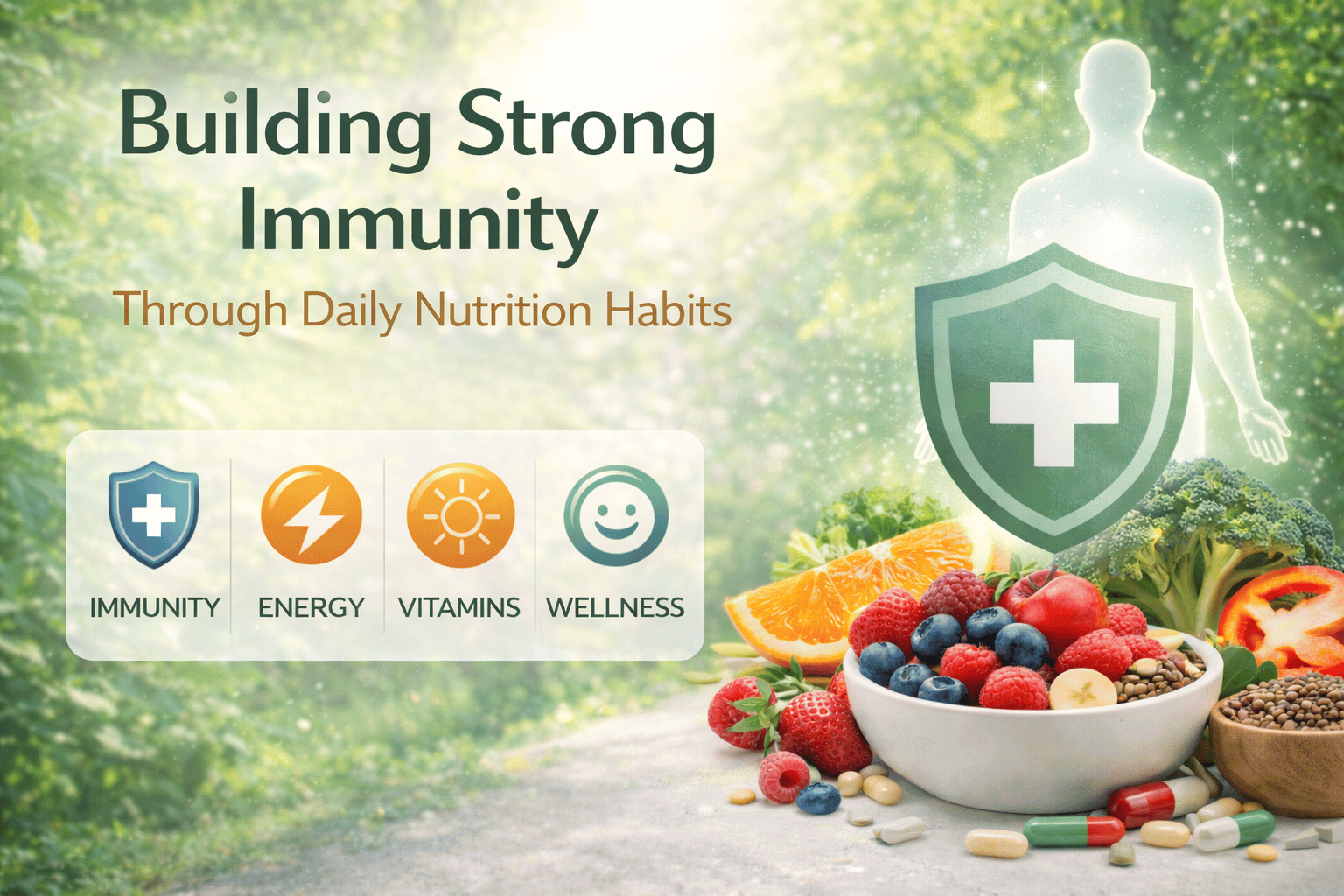 Building Strong Immunity Through Daily Nutrition Habits – VitaHub Pakistan