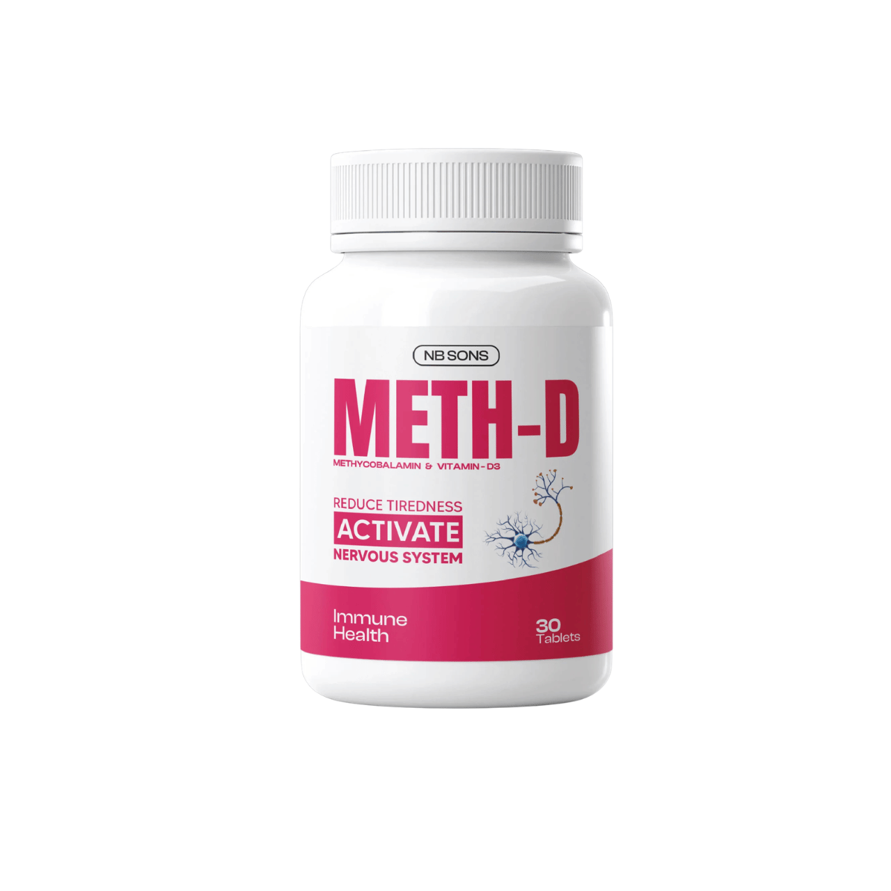 Meth-D tablets vitamin D supplement for bone health and immune support in Pakistan