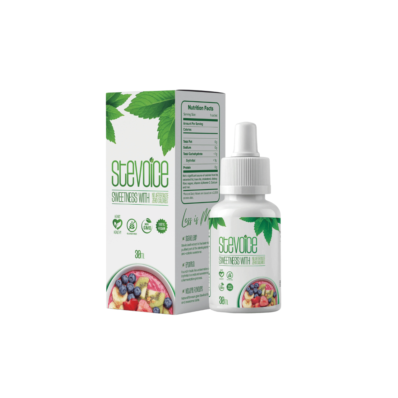 Stevoice natural stevia drops zero calorie sugar alternative in Pakistan