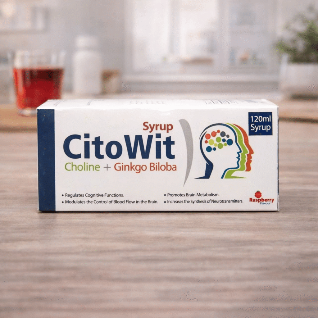 Citowit syrup for brain health and energy support formula in Pakistan