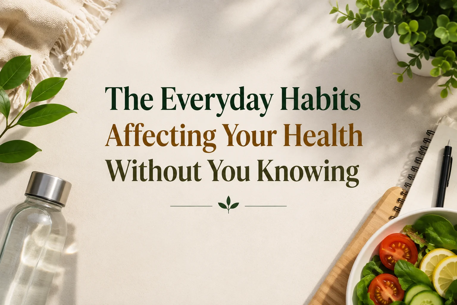 The Everyday Habits Affecting Your Health Without You Knowing
