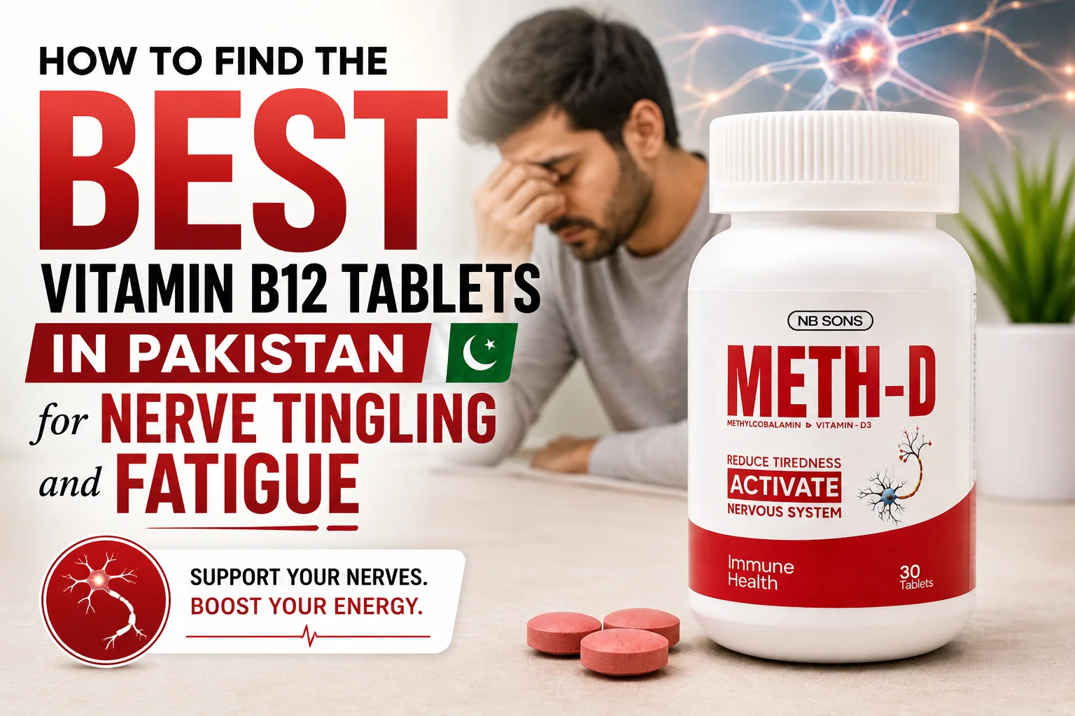 How to Find the Best Vitamin B12 Tablets in Pakistan for Nerve Tingling and Fatigue